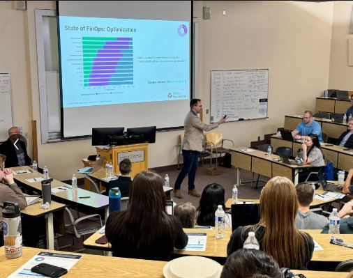 BYU classroom photo during FinOps Practitioner instruction