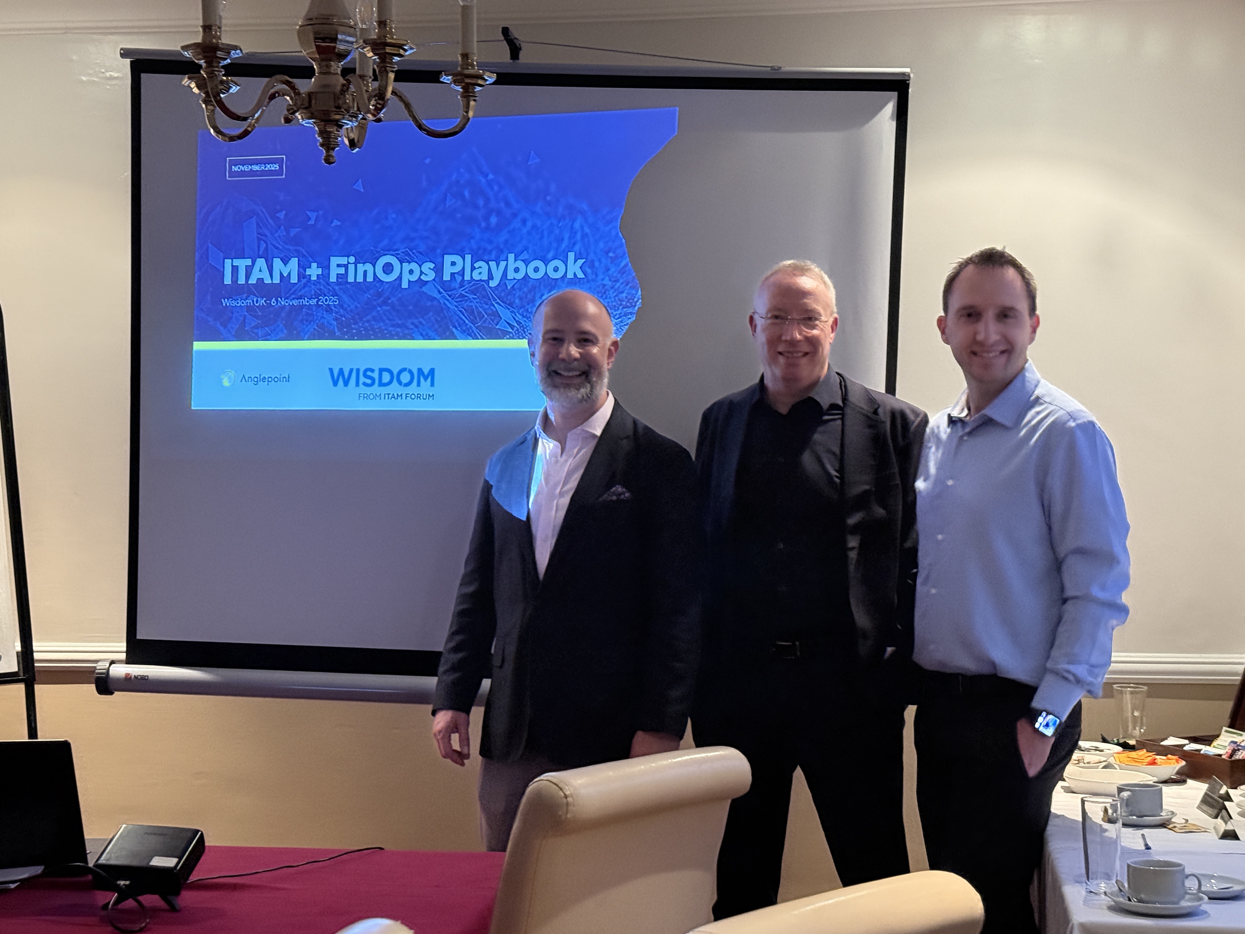 Anglepoint team photo at Wisdom Unplugged UK